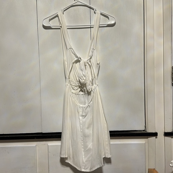 White ASOS Mini Dress with Open Back - Picture 2 of 3